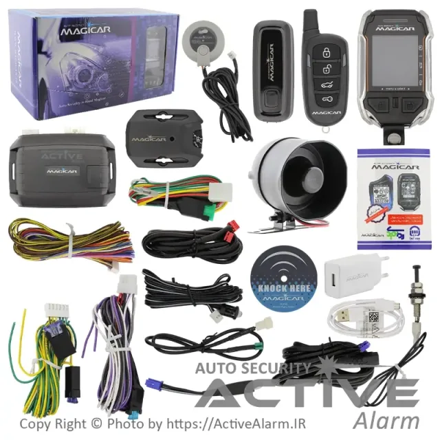 دزدگیر تصویری ماجیکار مدل AS 135 [استارتر-KeyLess]
