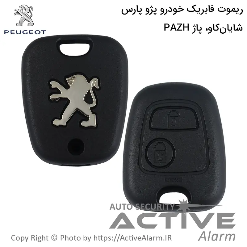 ریموت فابریک خودرو پژو پارس شایان کاو، پاژ