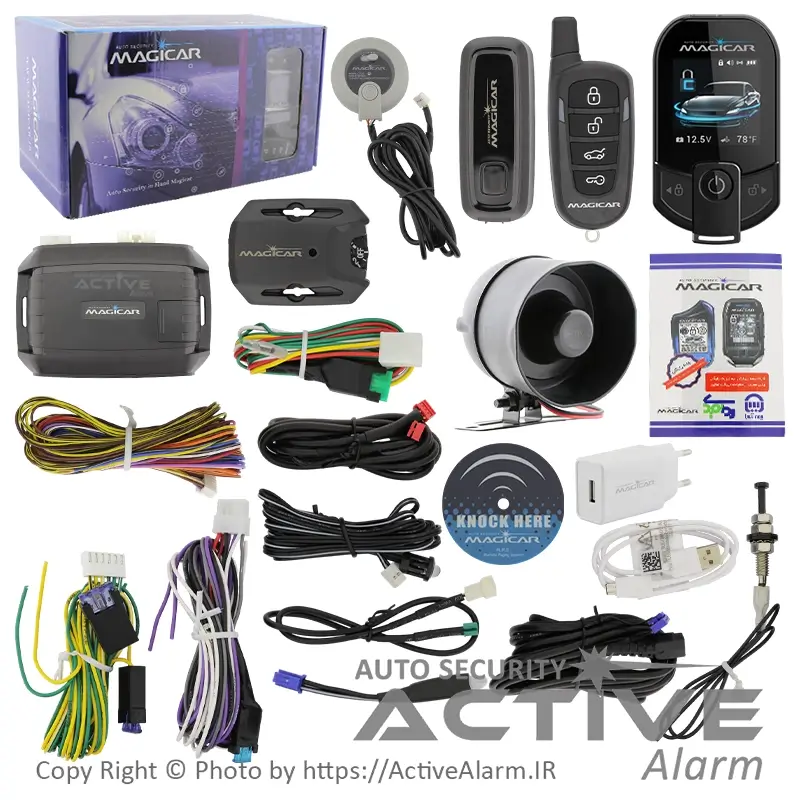 دزدگیر تصویری ماجیکار مدل AS 137 [استارتر-KeyLess]