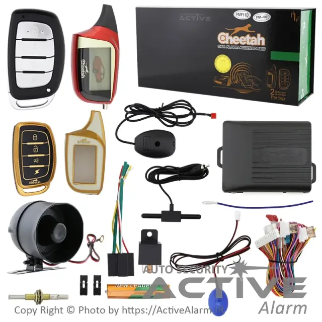 دزدگیر تصویری تک‌ریموت چیتا باطری‌خور Cheetah F11