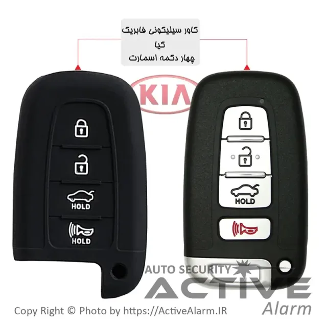 کاور سیلیکونی فابریک خودرو کیا KIA اسمارت (چهاردکمه)