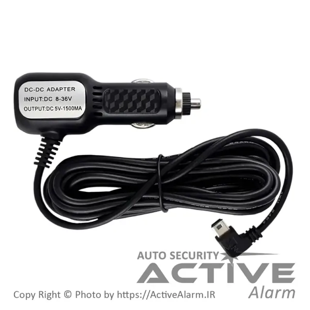 شارژر فندکی مانیتور آینه‌ای DVR