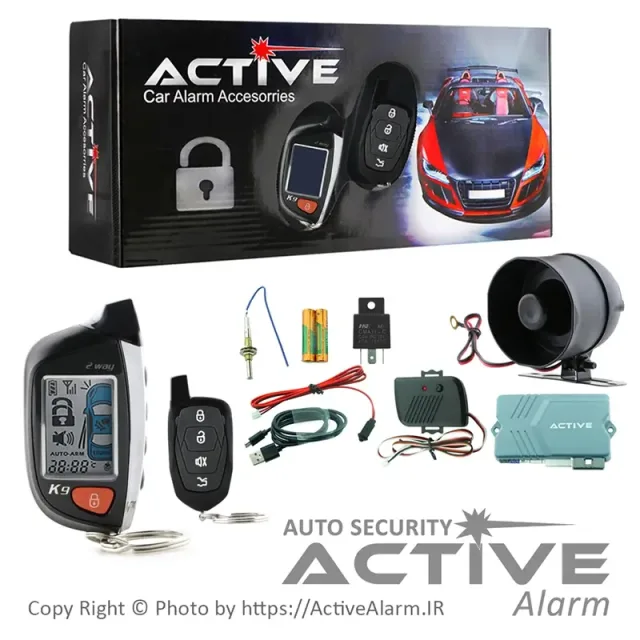 دزدگیر تصویری تک‌ریموت اکتیو K9 بردبالا مدل LT829K