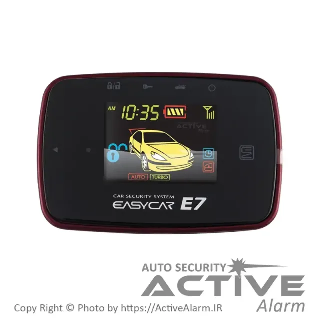 ریموت تصویری ایزیکار مدل E7
