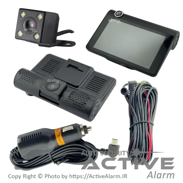 دوربین ثبت وقایع خودرو مدل DA-X3 مجهز به سه دوربین