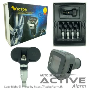 نمایشگر و سنسور باد لاستیک خودرو فندکی VICTOR