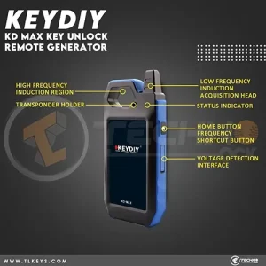 دستگاه هوشمند چند منظوره ریموت ساز KEYDIY مدل KD-MAX