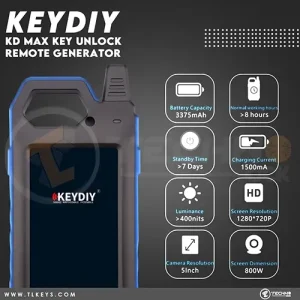 دستگاه هوشمند چند منظوره ریموت ساز KEYDIY مدل KD-MAX