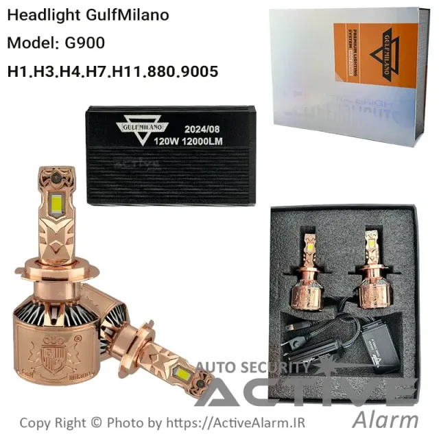 هدلایت گلف میلانو مدل G900