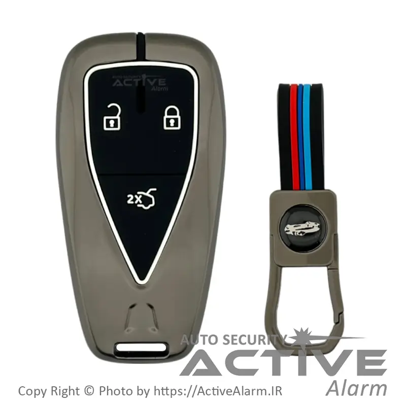 کاور فلزی سیلیکونی ریموت فابریک چانگان CS55 (سه دکمه)