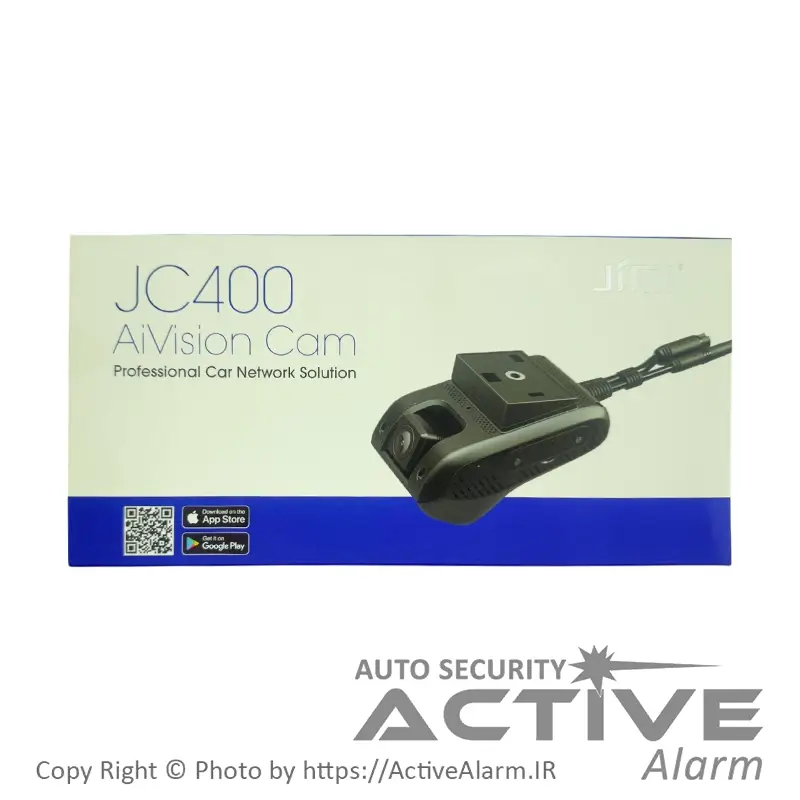 دوربین ثبت وقایع Jimi مدل JC400 دو کاناله مجهز به GPS