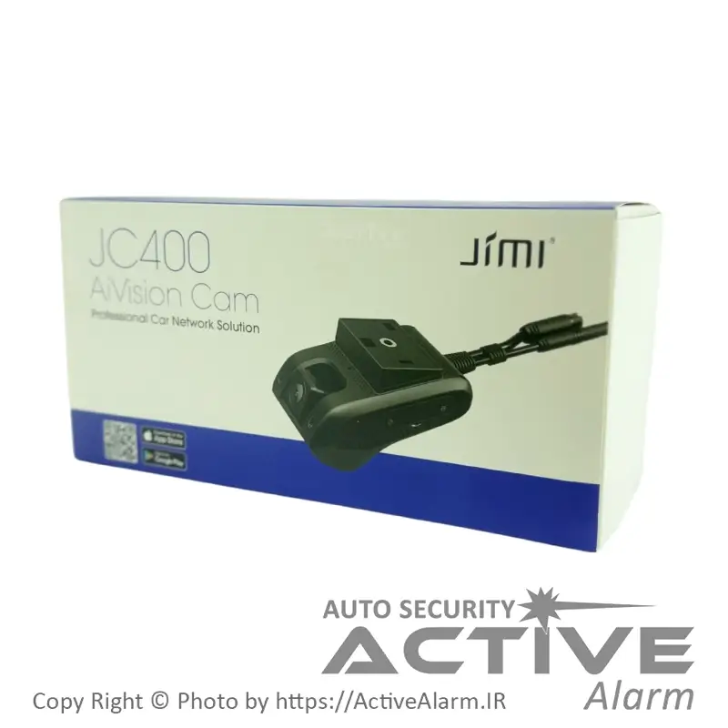 دوربین ثبت وقایع Jimi مدل JC400 دو کاناله مجهز به GPS