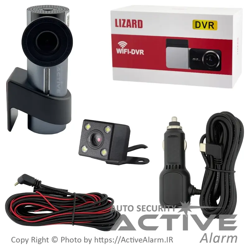 دوربین ثبت وقایع Lizard مدل R13-WiFi دو دوربین
