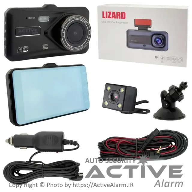دوربین ثبت وقایع Lizard مدل V6 دو دوربین