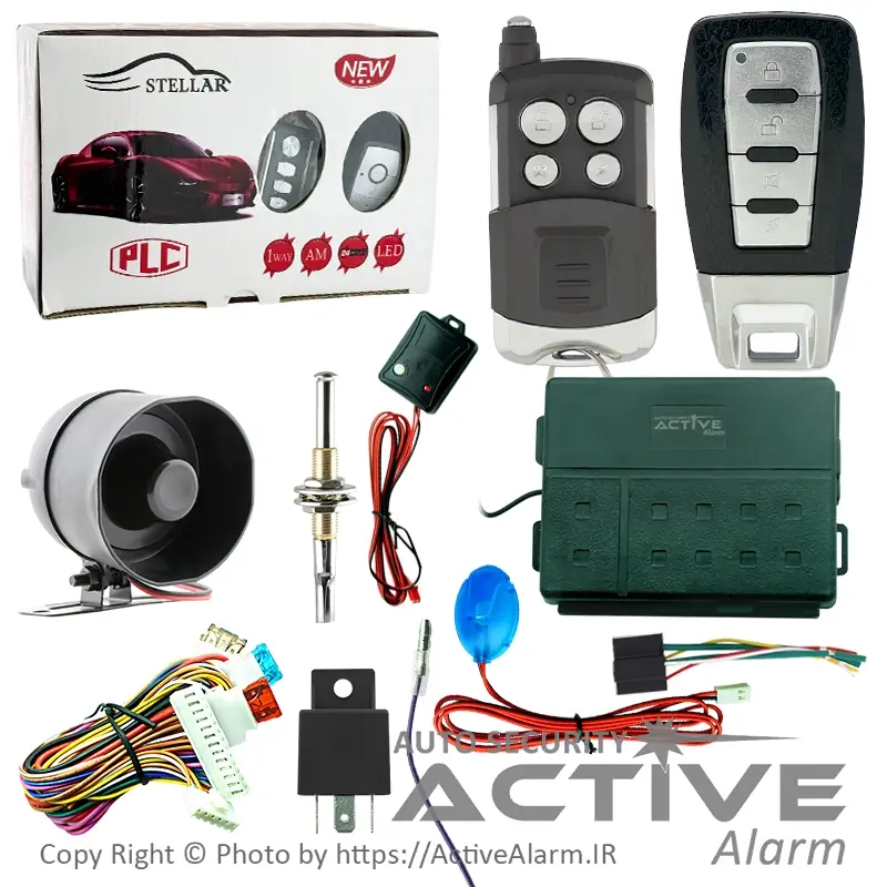 دزدگیر ساده PLC بلوتوثدار