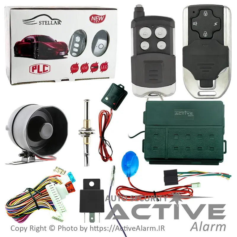 دزدگیر ساده PLC بلوتوثدار