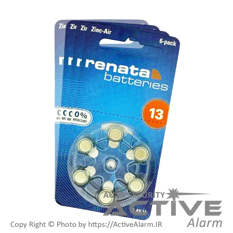 باتری زینکایر سمعک Renata مدل ZA-13