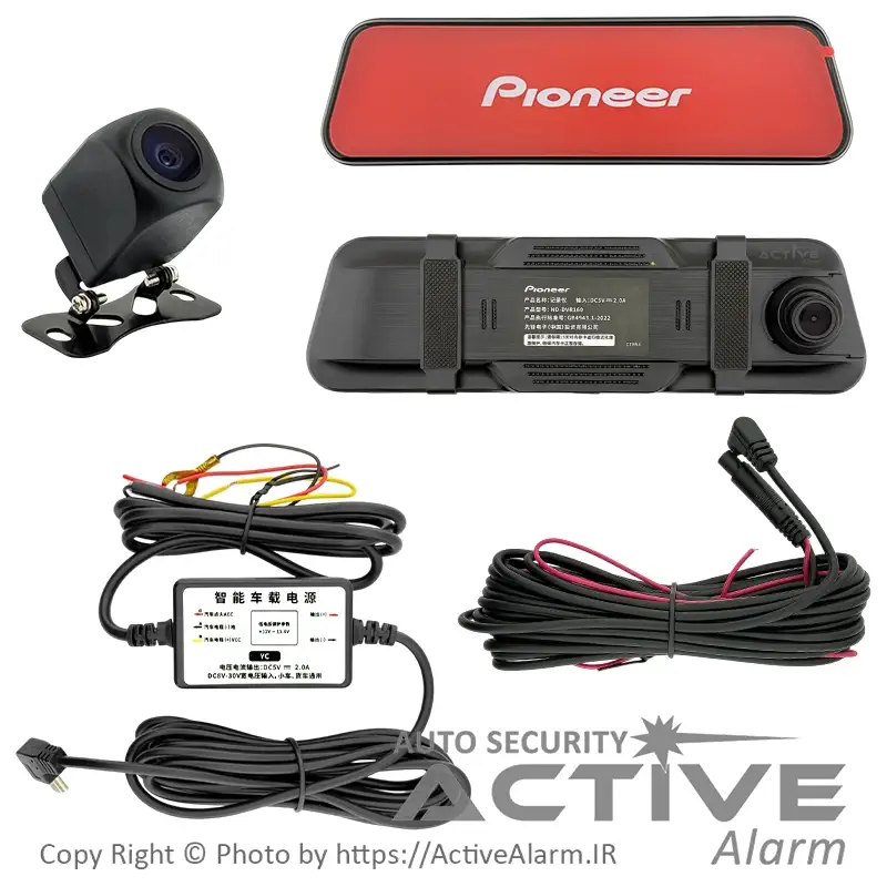 مانیتور آینه‌ای خودرو دو دوربین Pioneer مدل ND-DVR160