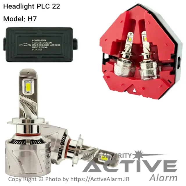 هدلایت و چراغ LED خودرو مدل PLC 22