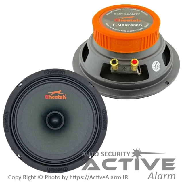 باند و بلندگو 6 اینچ چیتا میدرنج E.MAX 6000B، توان RMS 500 وات، حساسیت 96dB