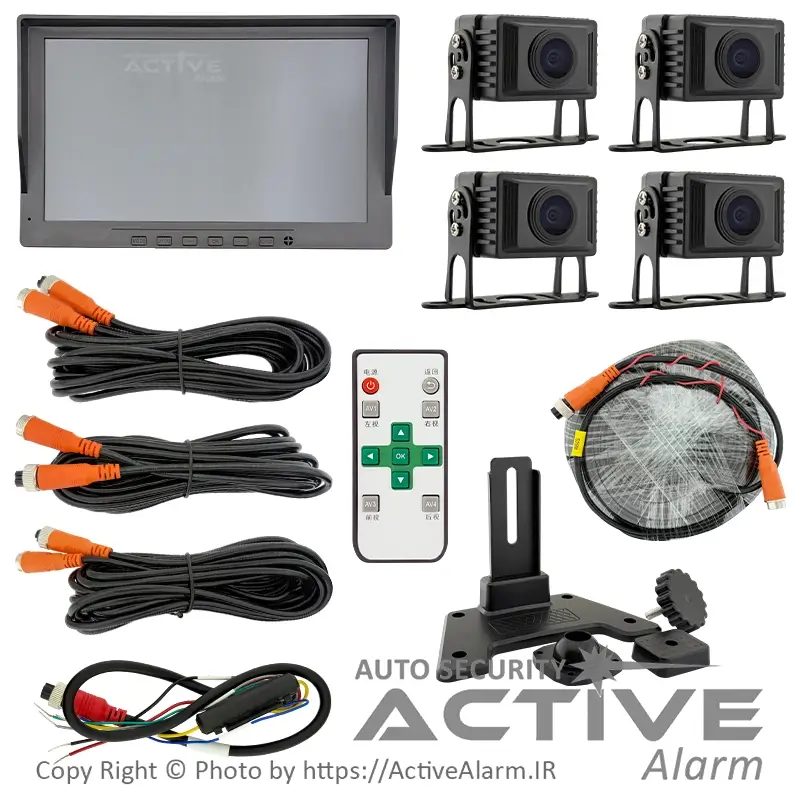 دوربین ثبت وقایع کامیون و تریلی مدل GT-10 چهار دوربین