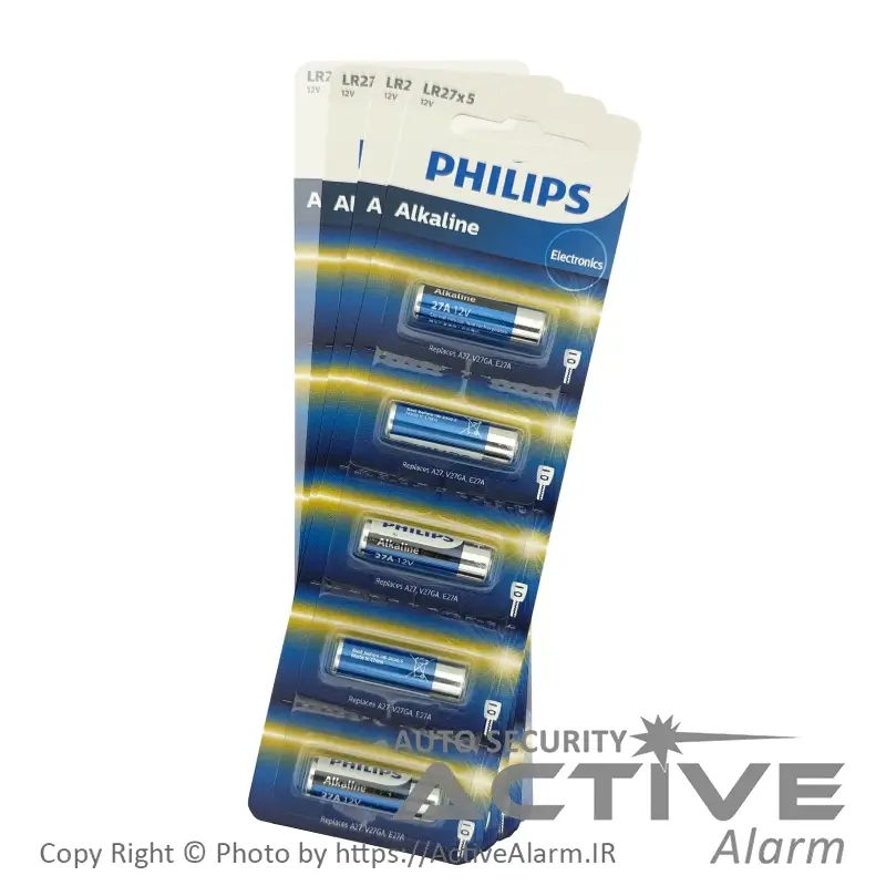 باطری نیمقلمی فیلیپس مدل PHILIPS-27A آلکالین 12 ولت