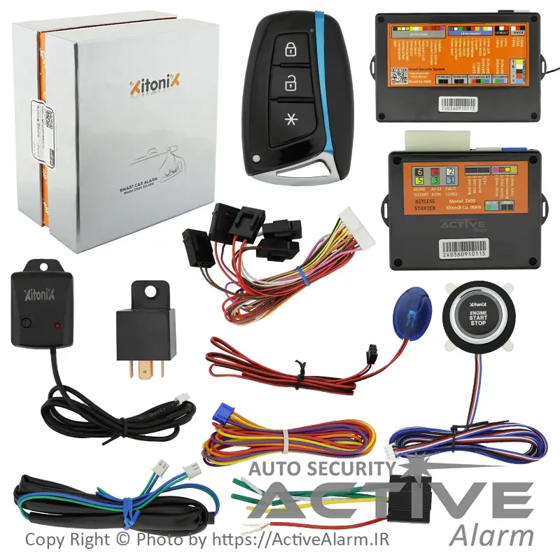 دزدگیر و استارتر زیتونیکس ZX03 [نقره‌ای]