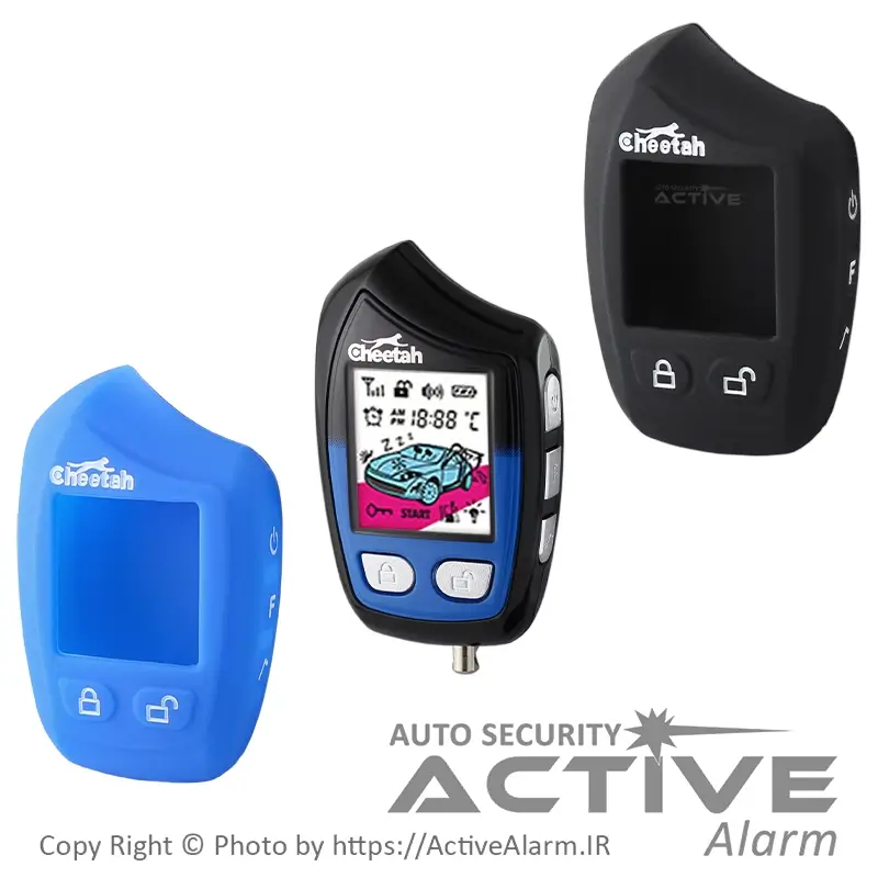 کیف و محافظ سیلیکونی ریموت تصویری دزدگیر چیتا مدل S886