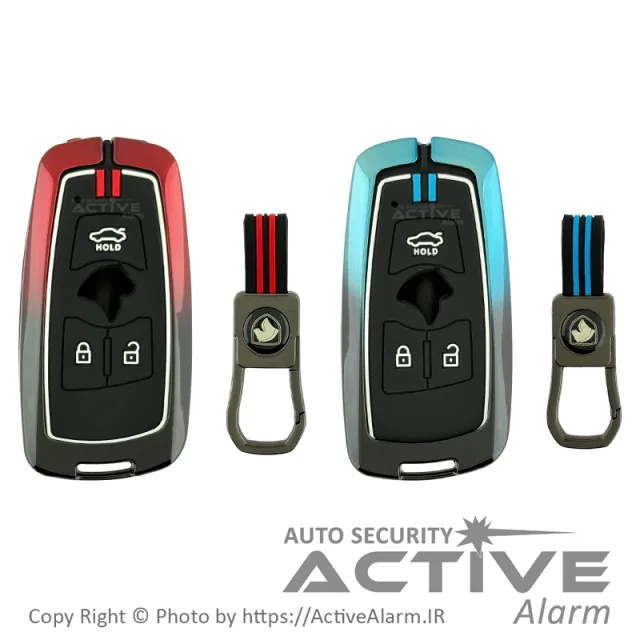 کاور لوکس فلزی ریموت تارا و دنا KeyLess سه‌دکمه [دو رنگ]