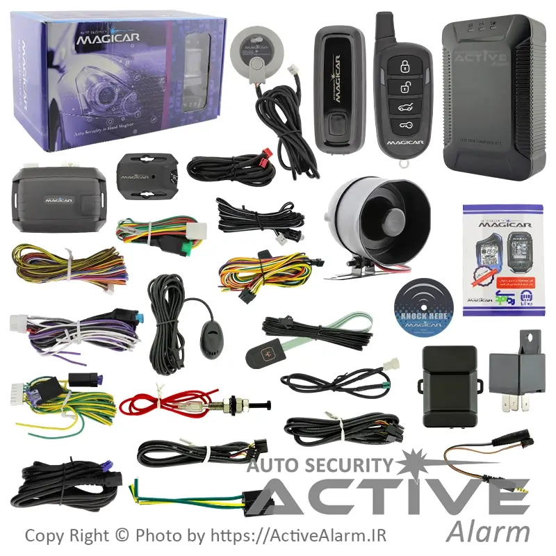 دزدگیر تصویری ماجیکار مدل AS 140[استارتر-KeyLess]