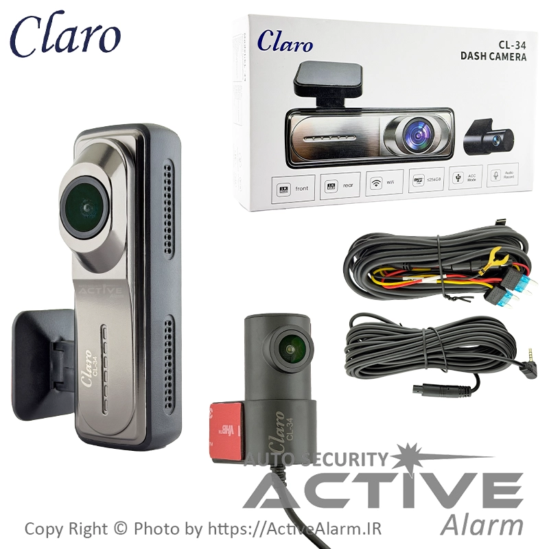 دوربین ثبت وقایع کلارو Claro مدل CL-34-WiFi [دو دوربین]