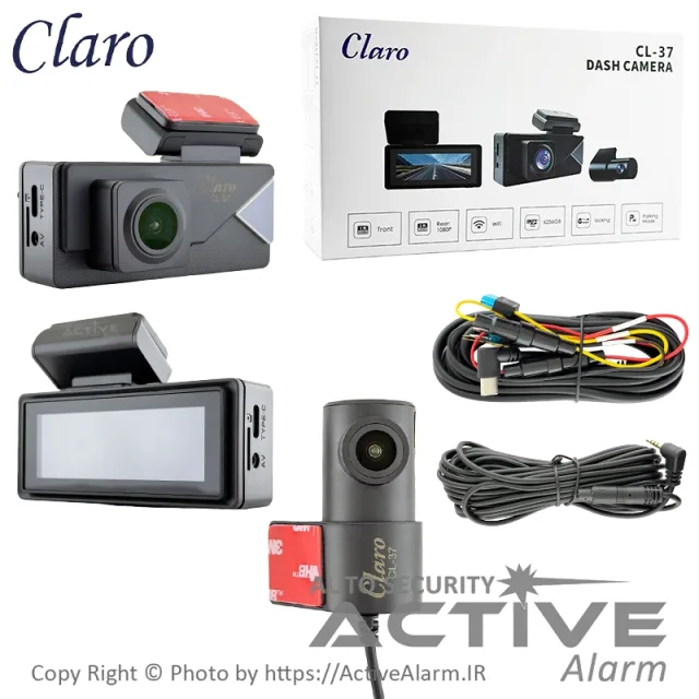 دوربین ثبت وقایع کلارو Claro مدل CL-37-WiFi [دو دوربین]