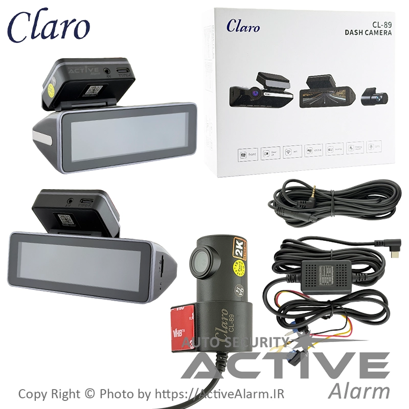 دوربین ثبت وقایع کلارو Claro مدل CL-89-WiFi [دو دوربین]