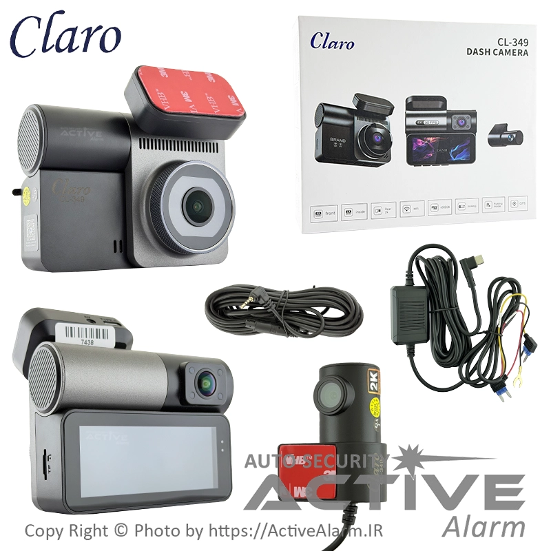 دوربین ثبت وقایع کلارو Claro مدل CL-349-WiFi [سه دوربین]