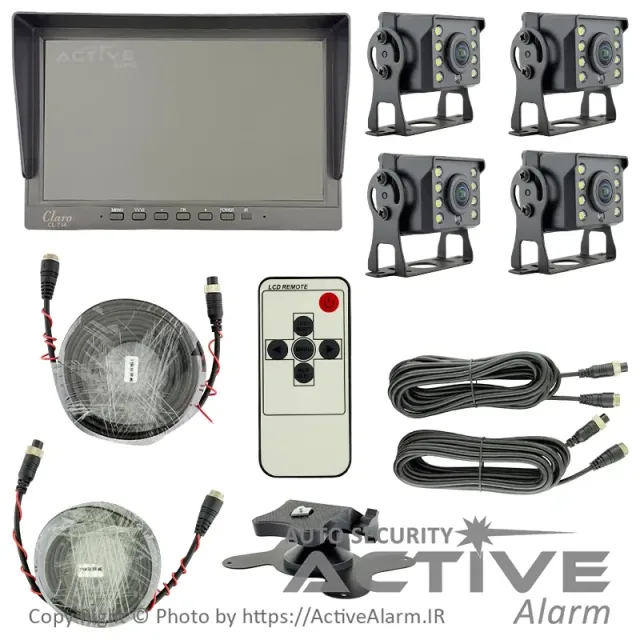 دوربین ثبت وقایع کامیون کلارو Claro مدل CL-714 [چهار دوربین]