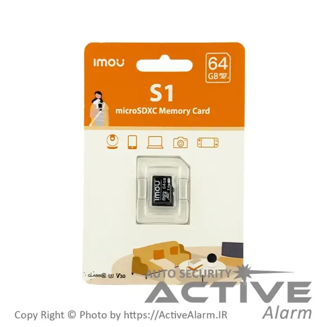 کارت حافظه 64 گیگ آیمو Imou S1 مدل MicroSD-ST2-64-S1