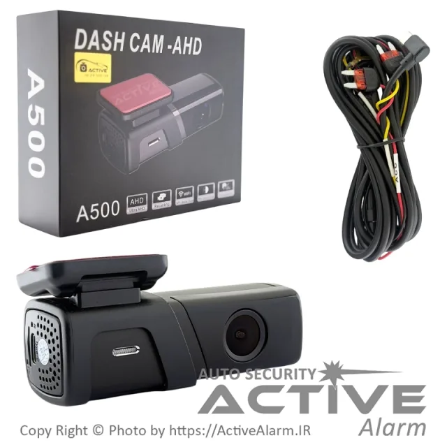 دوربین ثبت وقایع DashCam مدل A500-WiFi با کیفیت AHD [دو دوربین]