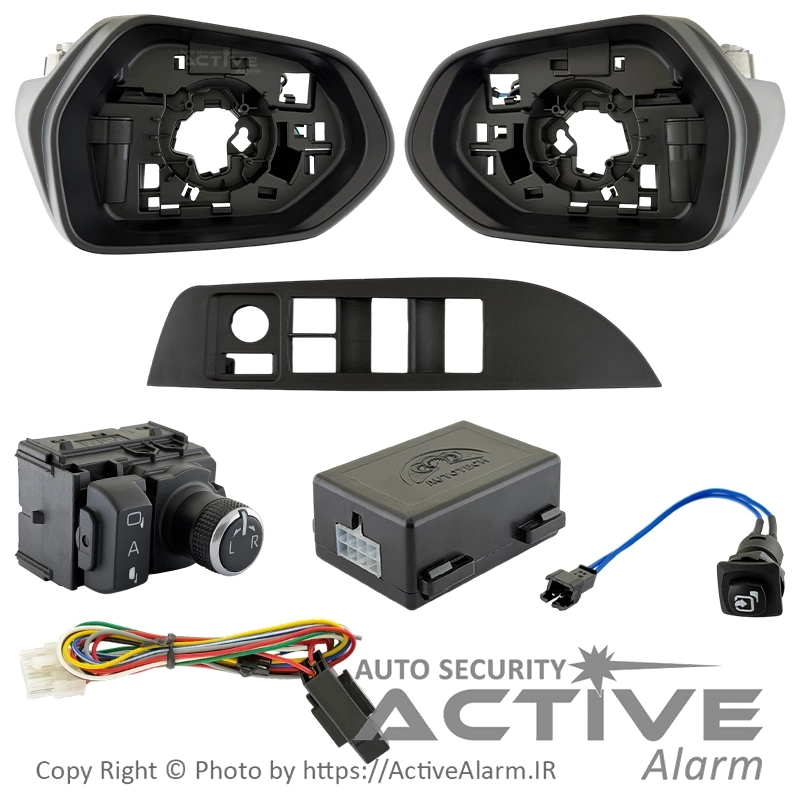 کیت آینه برقی تویوتا کرولا آپشن خودرو