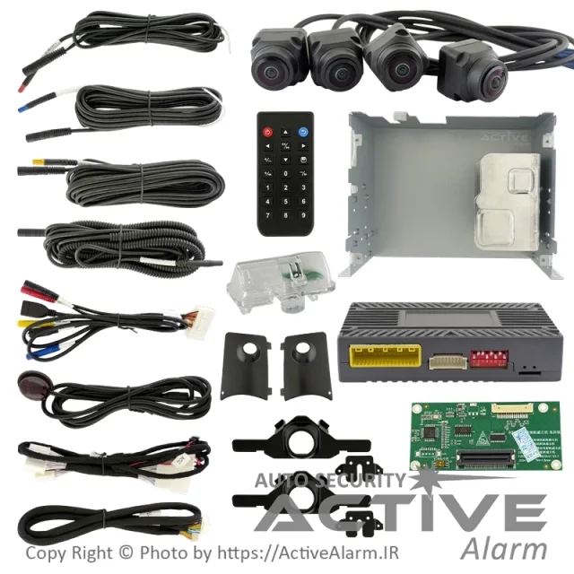 دوربین دنده عقب تویوتا کرولا کراس مدل 360 درجه [64 پین]