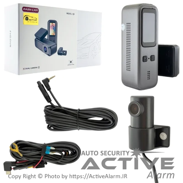 دوربین ثبت وقایع DashCam مدل Q6-WiFi با کیفیت 2K [دو دوربین]