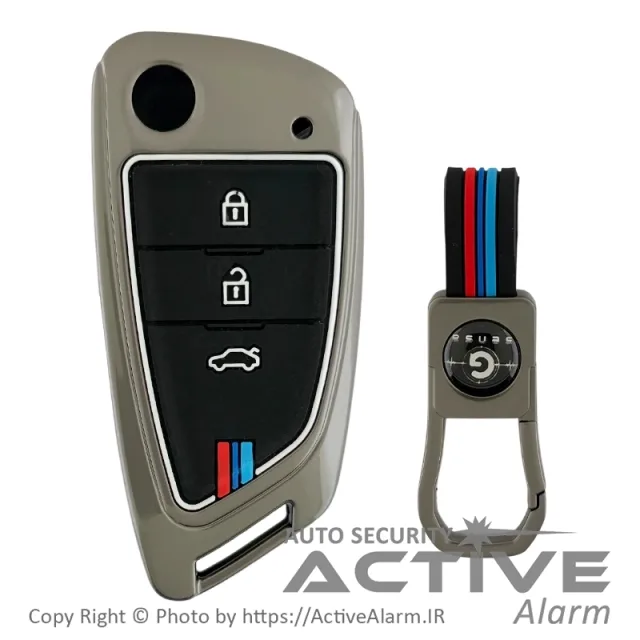 کاور فلزی سیلیکونی ریموت فابریک کیتول تاشو طرح BMW